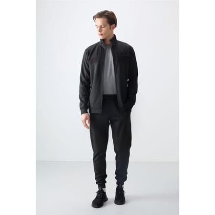 Heren Kleurblok Fleece Sweatshirt en Broek Set