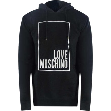 Love Moschino Dames/Dames Box Logo Hoodie (Zwart)