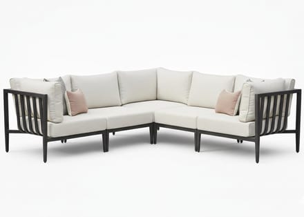 Belito Daan Hoek Loungeset | Aluminium | Carbon Black | 245x245 cm | Nr. 3