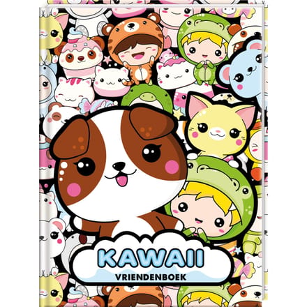 Kawaii Vriendenboek - Vriendenboek - Multikleur - Kinderboek