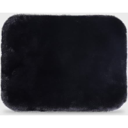 Faux Fur Black Laptop Case 14"