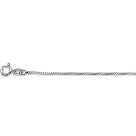 Zilver Gerhodineerde Collier gourmet 1 1326293 45 cm