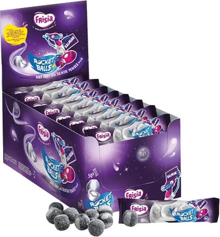 Frisia - Rocket Balls Salmiak 5-pack – 50 stuks