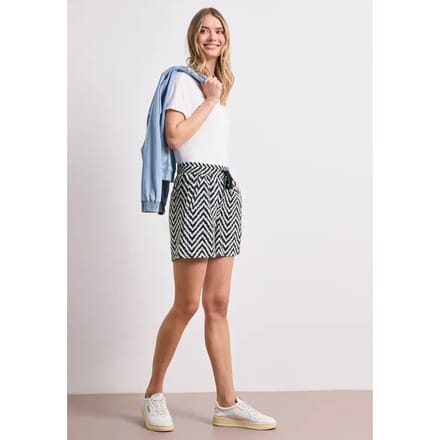 High Waist shorts in Loose Fit met print