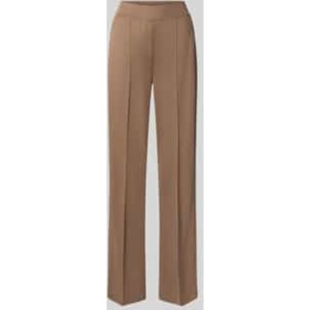 straight fit broek van viscosemix