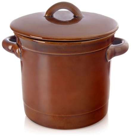 Orion - Keramische Fermentatiecontainer - 1 liter - Bruin