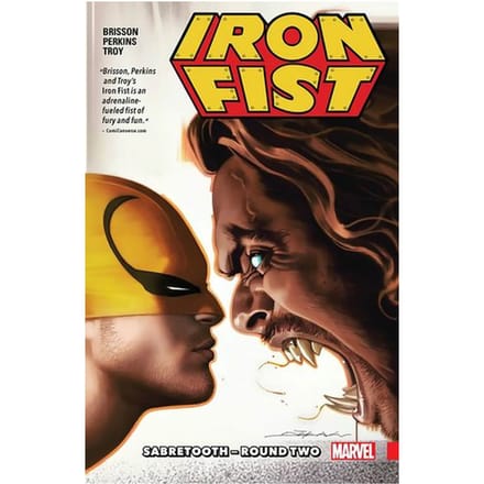 Marvel Comics Iron Fist Trade Paperback Vol 02 Sabretooth Round Two Graphic Novel