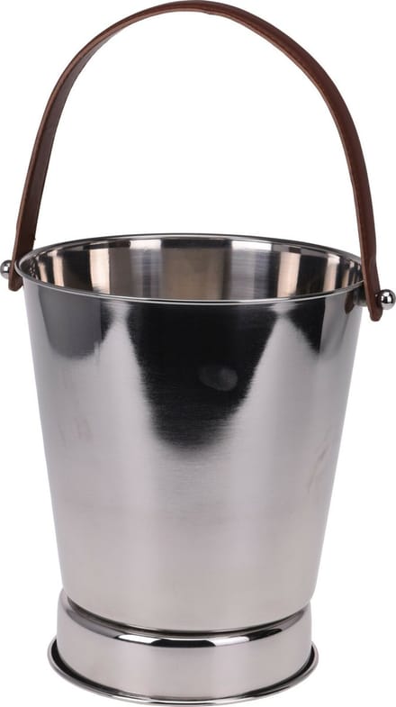Excellent Houseware IJsemmer - champagne koeler - zilver - RVS - 5.5L - wijnkoeler