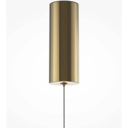 Maytoni LED hanglamp SCALA, bruin/brons, Ø 15 cm, glas, dimbaar