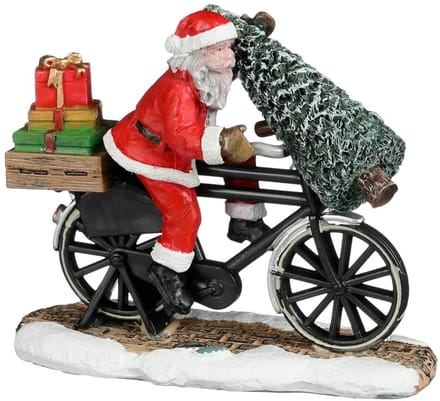 Luville - Santa on Bicycle
