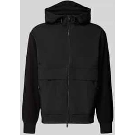 Regular fit sweatjack van puur katoen, model 'ZE_HOOD'