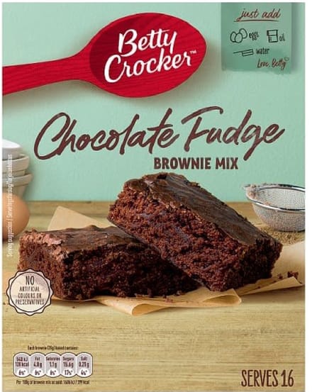 Betty Crocker Chocolate Fudge Brownie Mix 415g