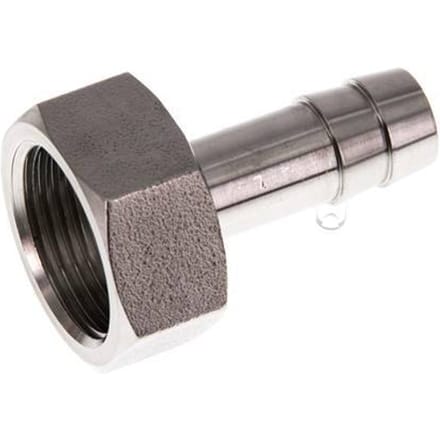 G 3/4'' x 13mm RVS Slangpilaar 40 Bar