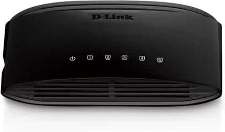5-Poorts Fast Ethernet Desktop Switch - Onbeheerd, Compact, Geschikt voor SoHo