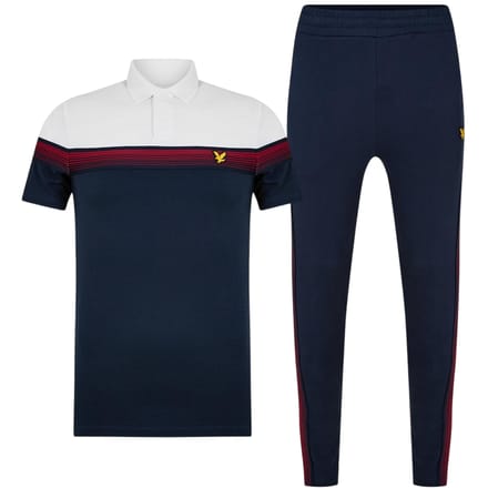 Lyle & Scott Trainingspak voor heren (set van 2) (Wit)