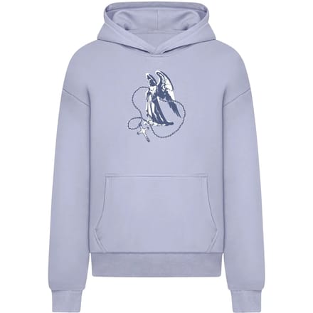 Mister Tee - Holy Cross Statue Ultra Heavy Oversized Hoodie/trui - M - Blauw
