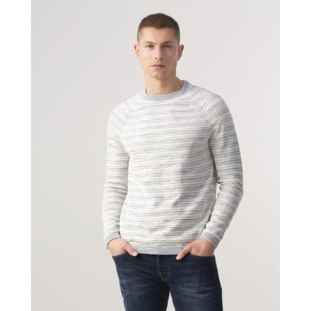 J.C. RAGS Heren Trui Ronde Hals Blauw