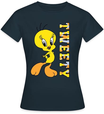 Looney Tunes Tweety Camouflage T-Shirt Dames