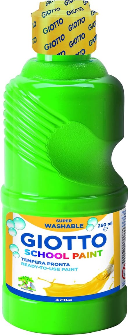 Giotto Plakkaatverf School Paint Junior 250 Ml Groen