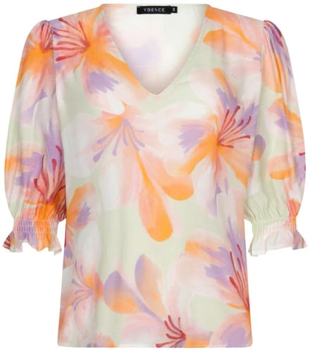 Ydence Top Top Jordan Hss2683 Multi Flower Dames Maat - L