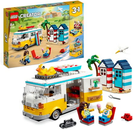 LEGO, 31138 3 in 1 Camper op het strand, Veelkleurig