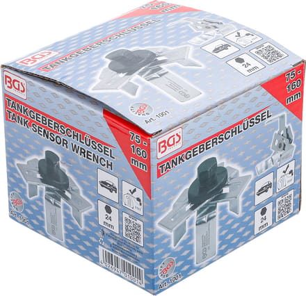 BGS Tanksensor sleutel, verstelbaar 24 mm aandrijving zeskant