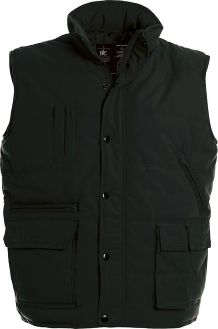 Bodywarmer 'Outdoor Explorer+' merk B&C maat S Zwart