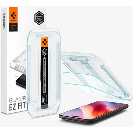 Spigen Screen Protector Geschikt voor iPhone Air - Glas.tR EZ Fit - 9H+ Tempered Glass - Case Friendly - Gemakkelijke Installatie - 2-Pack