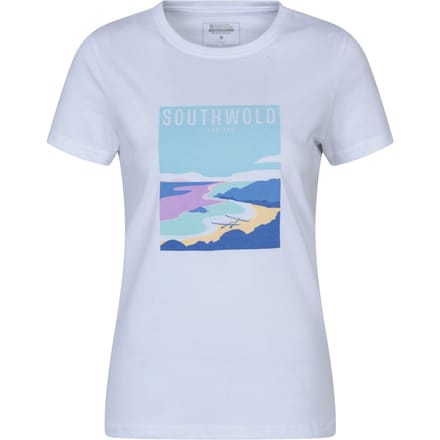 Mountain Warehouse Dames Southwold Korte Mouwen T-Shirt (Wit)