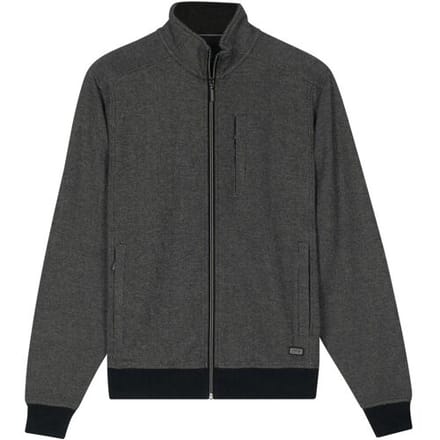 Baileys Vest Sweat Cardigan Zip Two Color 2-Tone Jaqcuard Kitt / male