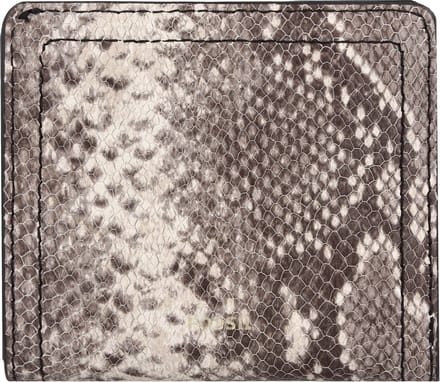 FOSSIL Portemonnee Logan RFID Small Bifold Python Grijs