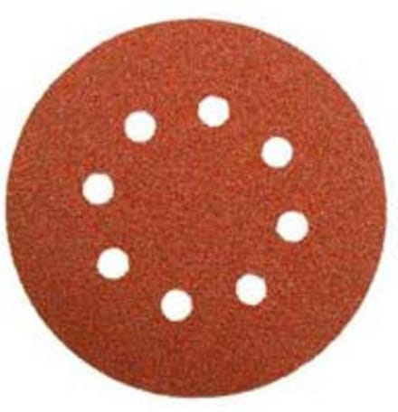 Wolfcraft 2070000 Excenterschuurpapier Met klittenband, Geperforeerd Korrelgrootte (num) 80 (Ø x l) 125 mm x 125 mm 5 stuk(s)