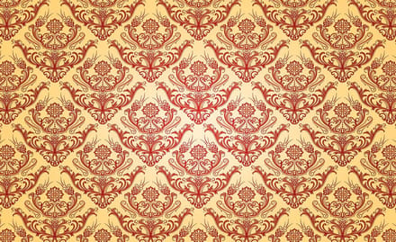 Floral Pattern Abstract Photo Wallcovering