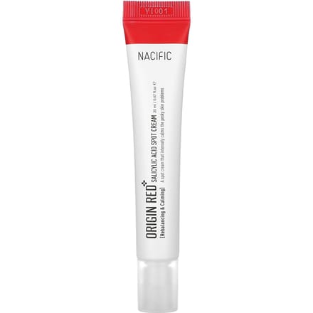 Nacific, Origin Red Salicylzuur Spot Crème, 0,67 fl oz (20 ml) white