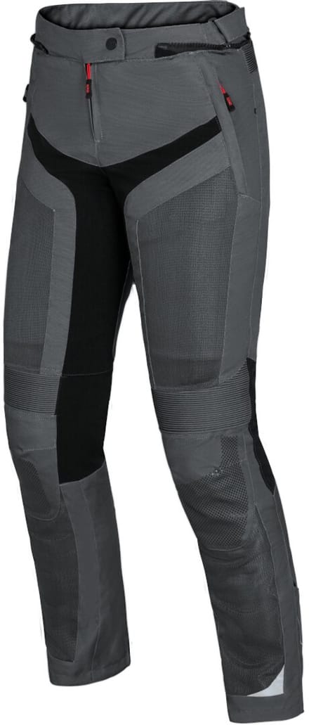 IXS Trigonis-Air Dames Dark Grijs Zwart Textiele Motorbroek - Broek