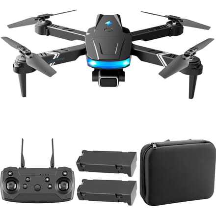 LS-878 RC Drone met camera 4K Wifi FPV Dual Camera Drone Mini opvouwbare Quadcopter speelgoed voor kinderen 2 batteries