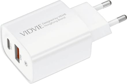 USB-lader met USB-A en USB-C – 20W snelladen
