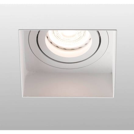 FARO BARCELONA Inbouwspot Hyde 1-lamp hoekig gezwenkt wit