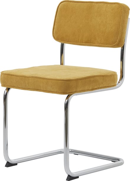 Eetkamerstoel Rupert Geel Fabric - Giga Living