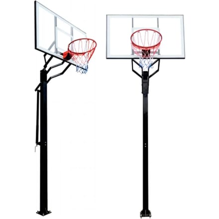 Vaste basketbalnet met verankering Softee