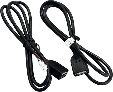 USB-Kabeladapter voor Autoradio - 4-pins en 6-polige Verbinding