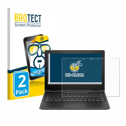 BROTECT - Screenprotector voor HP Fortis Flip G1i 11" - Folie Beschermfolie transparant 2 Stuks