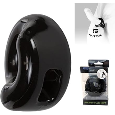 Sport Fucker - Half Pipe Cockring - Zwart