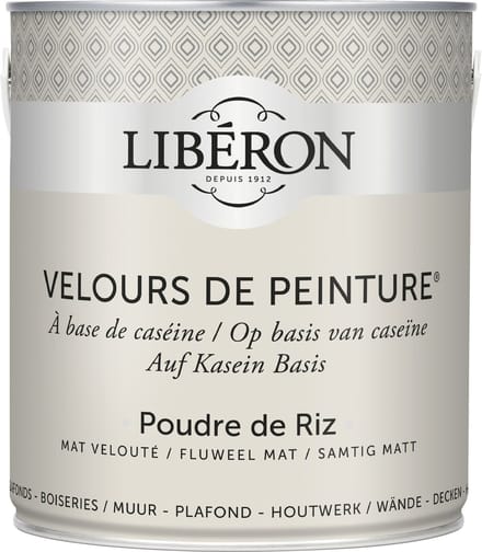 Liberon Velours De Peinture Muurverf - Mat - Poudre De Riz - 2,5l
