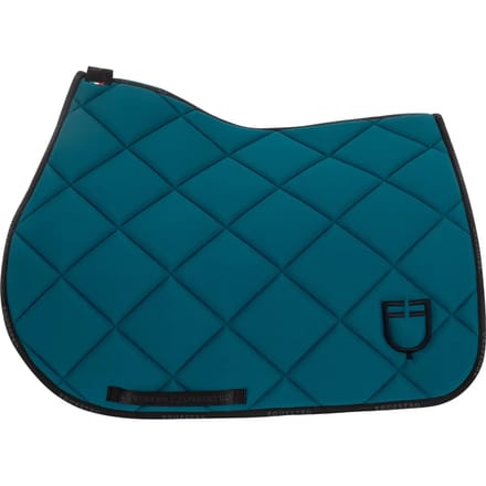 Technisch stoffen springzadeldoek met logo voor paard Equestro