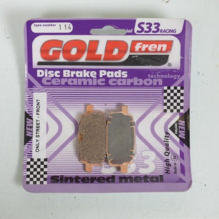 Plaquette de frein Gold Fren pour Scooter Daelim 50 MD Millenium 2003 AVG Neuf