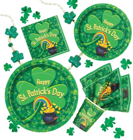 8 kleine bordjes voor St. Patrick's Day