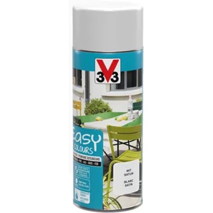 V33 Decoratieve Verf Easy Colours Wit Zijdeglans 0,4l