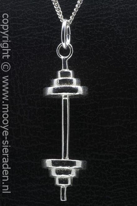 Zilveren Halter XL ketting hanger