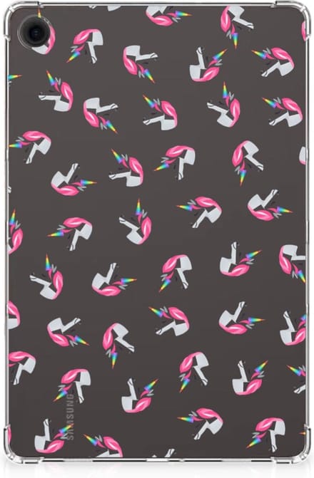 Hippe Hoes voor Samsung Galaxy Tab A9 Plus Unicorns